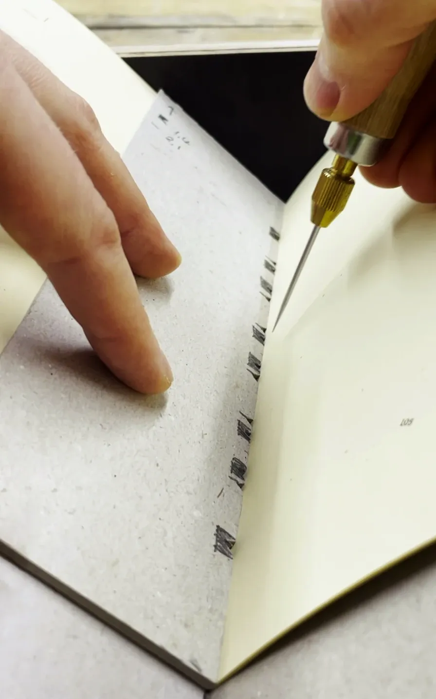 Poking holes into the signatures.